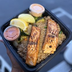 Lemon pepper salmon