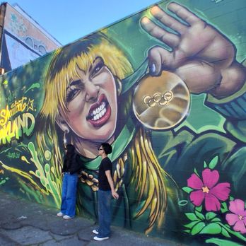 Shoutout Oakland - Alysa Liu mural ftw! - Public Art Near Me - Oakland, California Shoutout Oakland - Alysa Liu mural ftw! - Public Art Near Me - Oakland, California