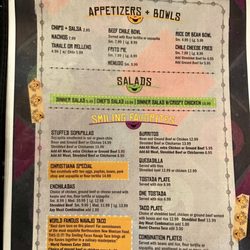 Smiling Faces - Menu 2-3-24