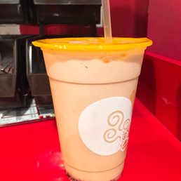 Strawberry Milk Tea W/ Strawberries