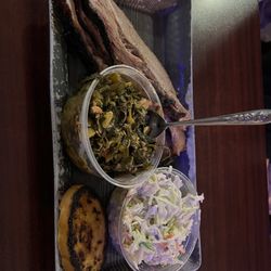 Big Daddy's BarB-Q - Brisket and collard greens