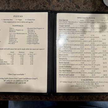 Zois Pizza Palace - Menu - Pizza Near Me - Seymour, Connecticut Zois Pizza Palace - Menu - Pizza Near Me - Seymour, Connecticut