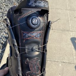 Wakeboard boot fixed up thanks to EVO!