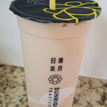 Sunright Tea Studio - My favorite milk tea from Sunright... Ceylon milk tea at 75% sweetness. 7/10/2020 - Bubble Tea Near Me - Irvine, California Sunright Tea Studio - My favorite milk tea from Sunright... Ceylon milk tea at 75% sweetness. 7/10/2020 - Bubble Tea Near Me - Irvine, California
