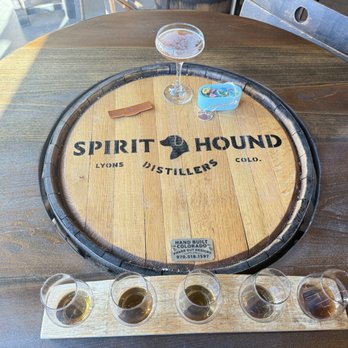 Spirit Hound Distillers - Flight and cocktail - Distilleries Near Me - Denver, Colorado Spirit Hound Distillers - Flight and cocktail - Distilleries Near Me - Denver, Colorado