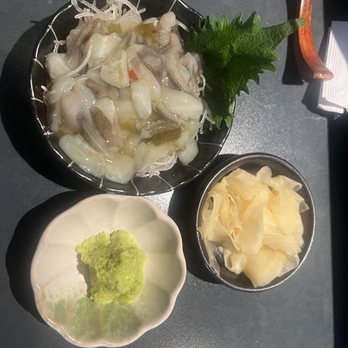 Kuro Nami - Takowasa, ginger and wasabi - Japanese Near Me - San Anselmo, California