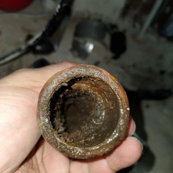 Drain Invaders - Completely clogged with years of build up. - Plumbing Near Me - Inglewood, California Drain Invaders - Completely clogged with years of build up. - Plumbing Near Me - Inglewood, California