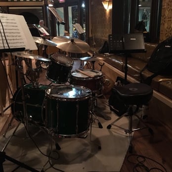 El-Rocko Lounge - a drum set up in a music studio - Lounges Near Me - Savannah, Georgia