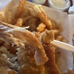 Harold's Chicken - Can't chew it because it's old
