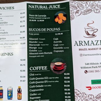 Armazém - Menu (6/2026) - Bakeries Near Me - Williston Park, New York Armazém - Menu (6/2026) - Bakeries Near Me - Williston Park, New York