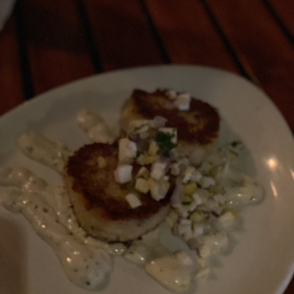 Keoki's Paradise - Jumbo Lump Crab Cakes (jumbo... LOL yeah right) - Seafood Near Me - Koloa, Hawaii