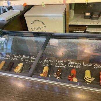 Le Pops - a display of different types of ice cream - Ice Cream & Frozen Yogurt Near Me - Little Rock, Arkansas Le Pops - a display of different types of ice cream - Ice Cream & Frozen Yogurt Near Me - Little Rock, Arkansas