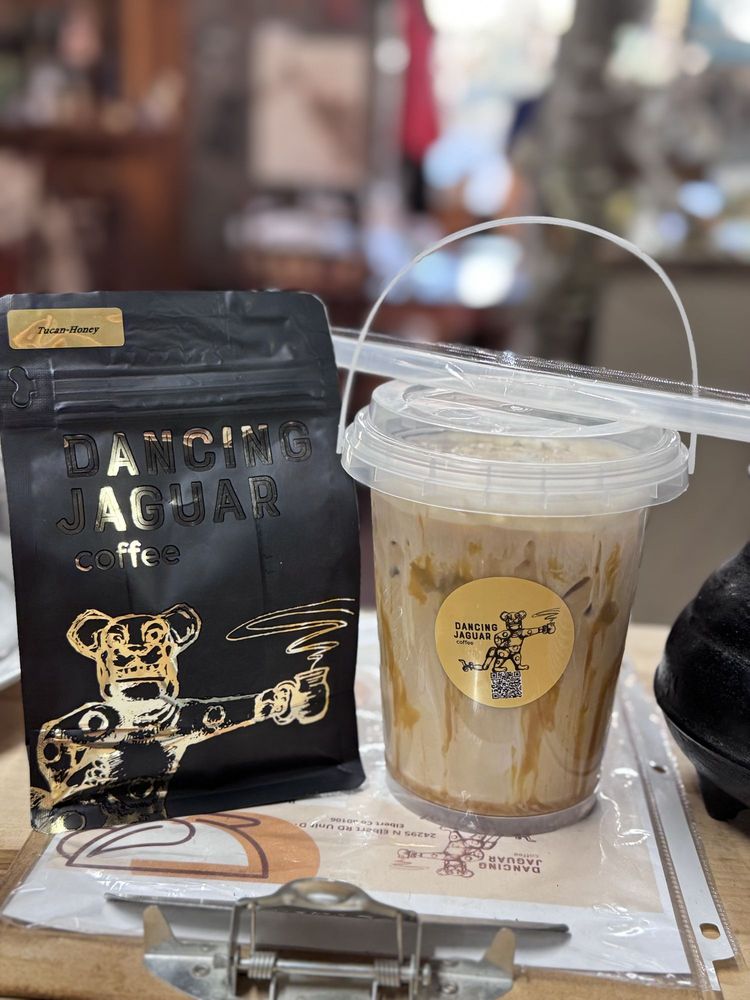 Dancing Jaguar Coffee Logo