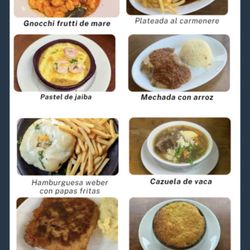 Portion of menu