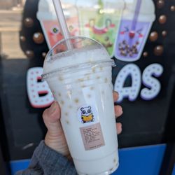 Fil-Am ASIAN STORE - Coconut milk tea with lychee popping boba