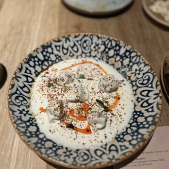 Ladino - Beef dumplings with that yogurt sauce you've heard about - Mediterranean Near Me - San Antonio, Texas