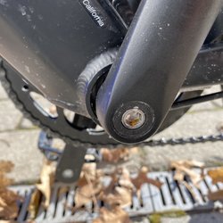 Cosmic Wheel - Light corrosion in nut/bolt.
