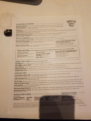 Menu photo 4 Bonefish Grill N. Myrtle Beach, SC