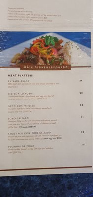 Menu photo 5 Aldo's Restaurant Peruvian Food Toronto, ON