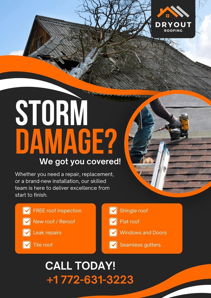 Slide of Dryout Roofing