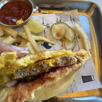 EPIC Steak - Super thin and dry burger patty. Does not taste like Wagyu. EPIC Burger & Fries - Steakhouses Near Me - San Francisco, California EPIC Steak - Super thin and dry burger patty. Does not taste like Wagyu. EPIC Burger & Fries - Steakhouses Near Me - San Francisco, California