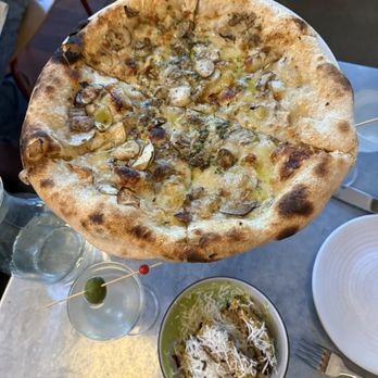Delfina - Mushroom pizza and corn ribs - Italian Near Me - San Francisco, California Delfina - Mushroom pizza and corn ribs - Italian Near Me - San Francisco, California