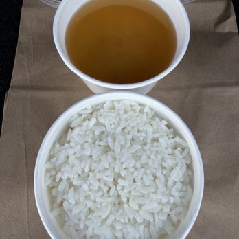 Yoko Sushi - Miso soup and rice for the Dinner Entree. - Japanese Near Me - Torrance, California Yoko Sushi - Miso soup and rice for the Dinner Entree. - Japanese Near Me - Torrance, California
