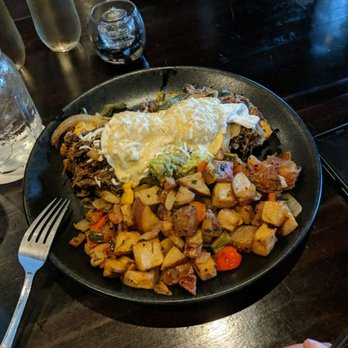 Foxhole Culinary Tavern - Barbacoa Benedict - New American Near Me - Austin, Texas