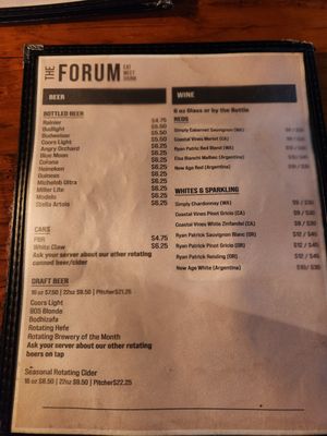 Menu photo 1 The Forum Puyallup, WA