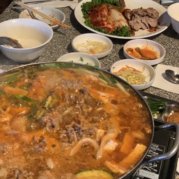 Gilson Korean Restaurant - Beef + octopus Hotpot - Korean Near Me - Edmonds, Washington