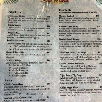 Barefoot Hide A Way Grill - Seafood Near Me - Panama City Beach, Florida