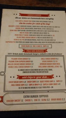 Menu photo 4 Polo 24 Hour Bar London, XGL Menu photo 4 Polo 24 Hour Bar London, XGL