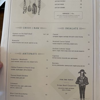 Marmo - Menu - Italian Near Me - Houston, Texas