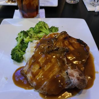 Rounders Anthem - Pork Chops mashed potatoes and broccoli - American Near Me - Henderson, Nevada Rounders Anthem - Pork Chops mashed potatoes and broccoli - American Near Me - Henderson, Nevada