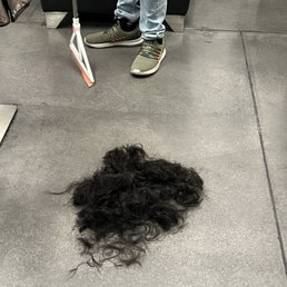 How much hair my son got cut off How much hair my son got cut off