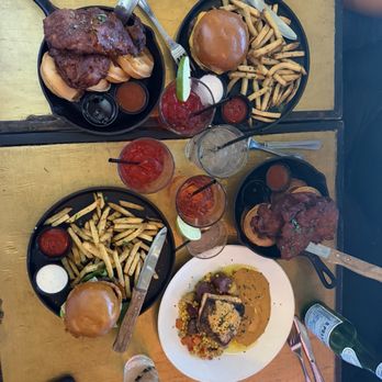 The Six Chow House - Chicken n Waffles; Six Burger; Smoked Salmon. - New American Near Me - Studio City, California