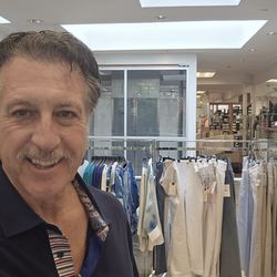 Fox's Designer - ROSARIO S. CASSATA AT FOX'S DESIGNER CLOTHING IN HUNTINGTON VILLAGE LONG SILAND, NY.