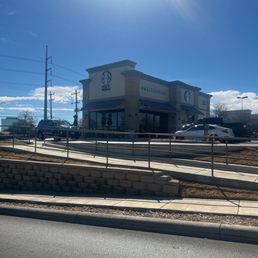 the exterior of a starbucks coffee shop