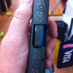 C & G Custom Engraving & Laser - Laser engraved top of pistol slide