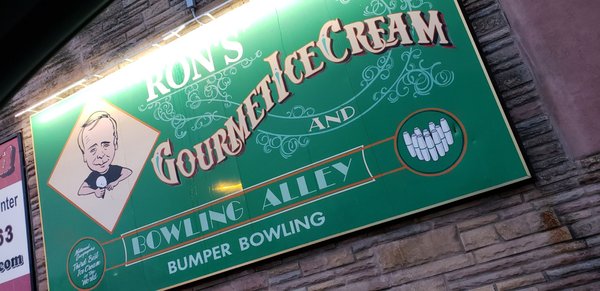 Ron's Gourmet Ice Cream and Twentieth Century Bowling Alley by null