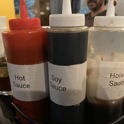 Iowa Pho - Some of the sauces