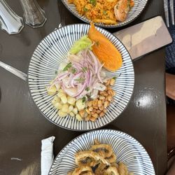 Tondero Peruvian Cuisine Whittier - El trío marino - the whole seafood trio