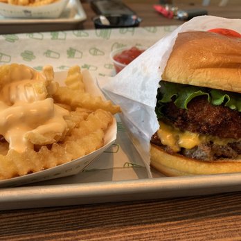 Shake Shack - Shack Stack and Cheese Fries - Burgers Near Me - Los Angeles, California Shake Shack - Shack Stack and Cheese Fries - Burgers Near Me - Los Angeles, California