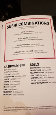 Menu photo 1 Benihana - Key West Key West, FL Menu photo 1 Benihana - Key West Key West, FL