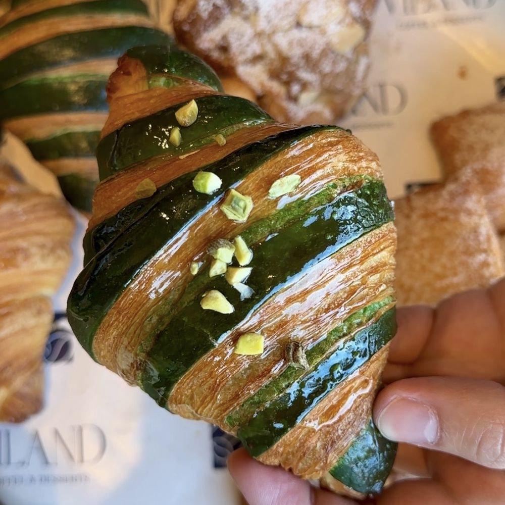 Viland Coffee - Pistachio Croissant - Coffee & Tea Near Me - Westminster, California Viland Coffee - Pistachio Croissant - Coffee & Tea Near Me - Westminster, California