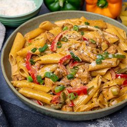 JAA's Kitchen - JAA's Penne Rasta Pasta (Alfredo)
