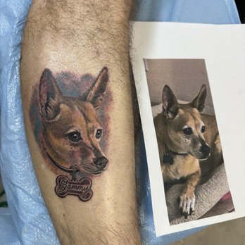 Apollo Beach Tattoo Company  - 3/22/25.  My amazing portrait of my Sammy... - Tattoo Near Me - Apollo Beach, Florida