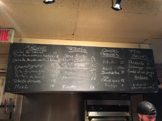 Menu photo 7 Patente et Machin Quebec City, QC Menu photo 7 Patente et Machin Quebec City, QC