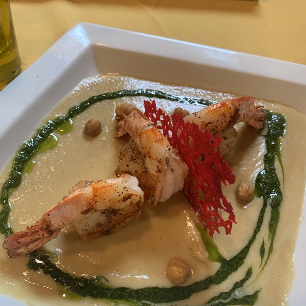 Paolo Ristorante - Shrimp with chickpea sauce - was a daily special - Italian Near Me - Woodbridge, Connecticut