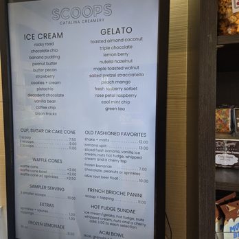 Scoops Homemade Ice Cream - Gelato Near Me - Avalon, California Scoops Homemade Ice Cream - Gelato Near Me - Avalon, California